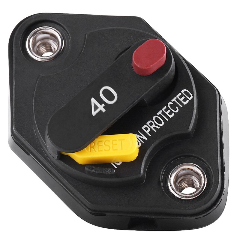 40 Amp Manual Reset Circuit Breaker Switch Car Boat Fuse