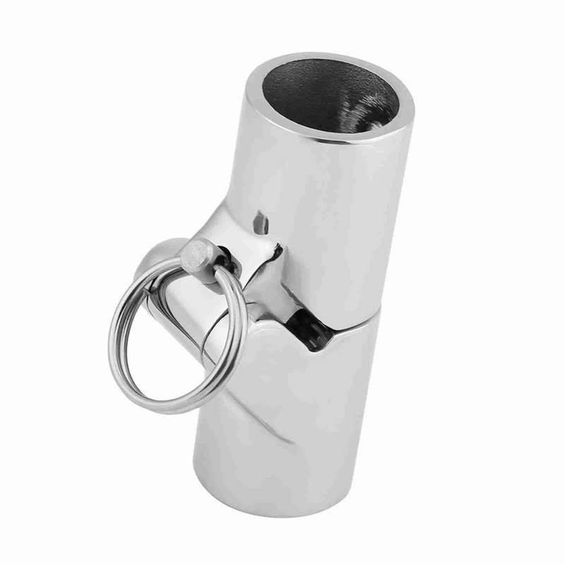 Marine Stainless Steel Folding Swivel Coupling Tube Pipe Connector Boat