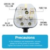 UK Plugs with 13 AMP Fused, 3 pin Mains Plug