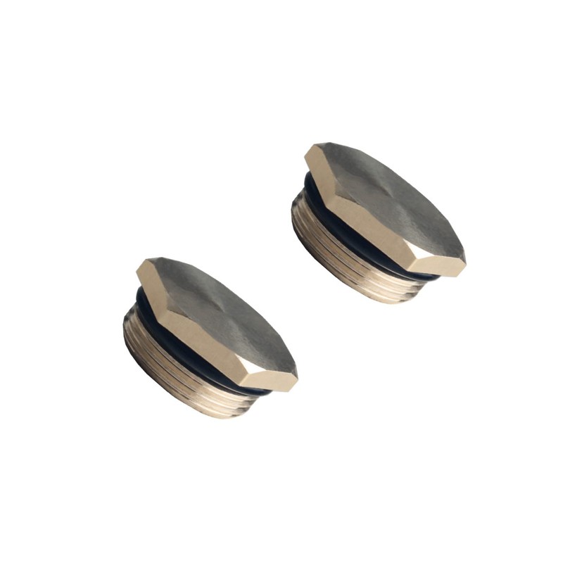 DEWHEL Brass 2pcs Push-Button Diverter Plug Replacement Part Compatible with