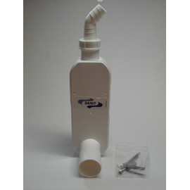 Sanit 31604000000 AP GV Odour Trap, White, Small