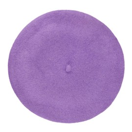 Kids Wool Blend French Beret Hat Girls Boys Artist Beret Hat Classic Fashion Solid Warm Winter Autumn Beanie Cap Purple