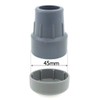 Plastic Carpet Glides/Skis for Walkers & Zimmer Frames, for Ferrule