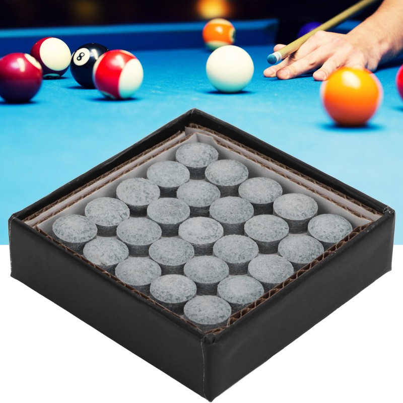 50Pcs Billiard Pool Cue Tips Cue Pool Stick Replacement Tips
