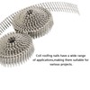 GXYWADY 1200Pcs 1-1/2 x 0.09 Inch Coil Roofing Ring Shank