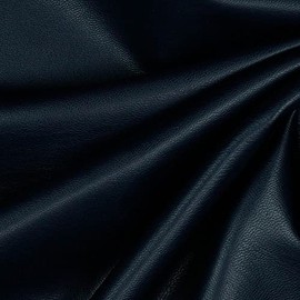 CRS Fur Fabrics 5056653815961 Stoff, Kunstleder, navy, 1Mtr 142cm x 100cm