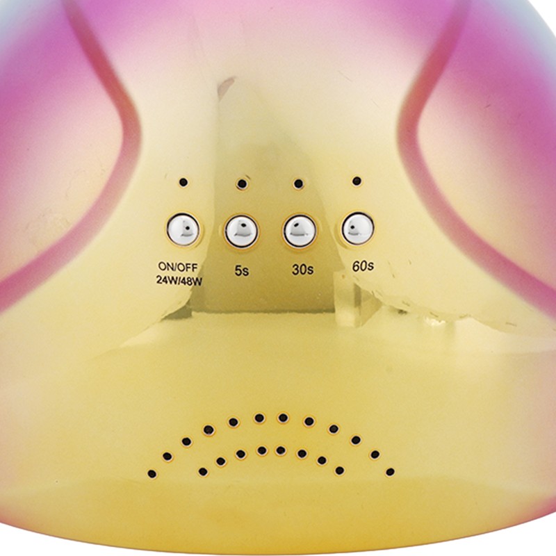 UV LED Nail Lamp 48W Dual Light Source Infrared Intelligent