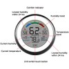 Digital Hygrometer Indoor Thermometer Humidity Gauge with Touchscreen Humidity Monitor