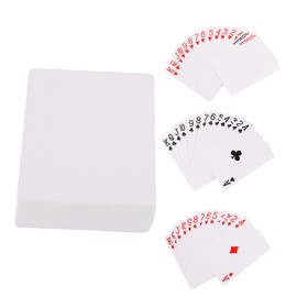 JOINPAYA Poker Playing Cards Bulk Pack Blank Cards Bulk Pack Heat Transfer Paper Unfinished Cards for Card Games