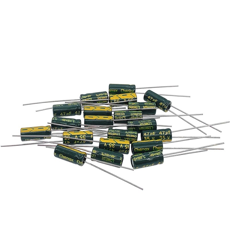 PENGLIN 20pcs Electrolytic Capacitors Aluminum Electrolytic Capacitors 35V 47UF 105℃