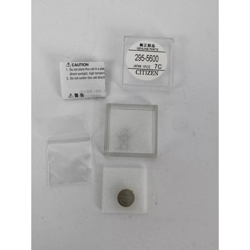 Citizen 295-56 (295-5600) Capacitor Battery for Eco-Drive Watches, Sealed