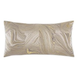 MICHAEL AMINI GLAMtastic Naomi 13x24 Fabric Pillow in Champagne/Gold Set of 2