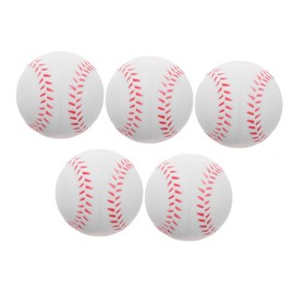Outanaya 5Pcs Soft Sponge Training Baseballs for Safe Practice Balls for Beginners Skill Development PU for Enhanced Coordination and Reflexes