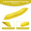 PDKLIN for Challenger Front Bumper Lip Splitter Protector Cover Trim