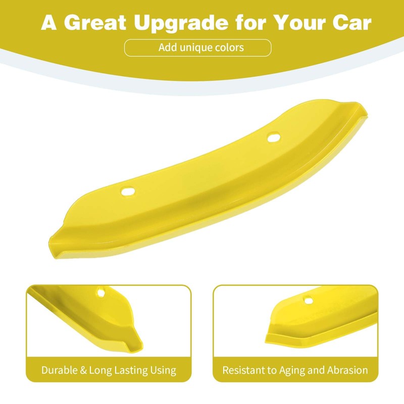 PDKLIN for Challenger Front Bumper Lip Splitter Protector Cover Trim