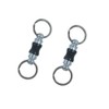 CWZ Titanium Quick Release Keychain, Retractable Key Chain Detachable Keychain