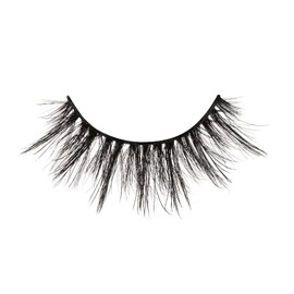 KISS Lash Couture Matte Black Collection 1 Pair of False Eyelashes, Matte Sheer, Soft and Matte Faux Mink Lashes with KISS-Flexi Eyelash Band, Includes Eyelash Glue