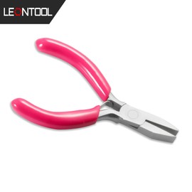 LEONTOOL Mini Flat Yatco Mini Flat Pliers Total Length 79mm 3" Flat Nose Pliers Tool Mini Pliers Jewelry Making Supplies
