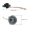 4Pcs H7 Bulb Socket Headlight Lamp Adapter Connector Wiring Harness
