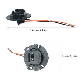 4Pcs H7 Bulb Socket Headlight Lamp Adapter Connector Wiring Harness Bulb Socket for Universal Car Accessories Fog Light LED