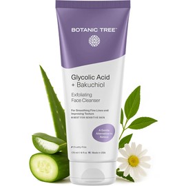 Botanic Tree Gel Exfoliante Facial Con Bakuchiol Y Ácido Glicólico Para Pieles Sensibles Exfolia Suavemente Con Bakuchiol Y Ácido Glicólico,...       