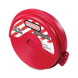 Master Lock 482 Lockout Tagout Rotating Gate Valve Lockout, For 4" - 6-1/2" Valve Handle Diameters, Red