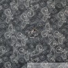 Unbranded BonEful Fabric FQ Cotton Quilt Black White B&W Diamond