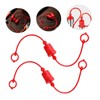 ULTECHNOVO 2 Sets Hydraulic Quick Coupler Dust Caps 1/4 Inch