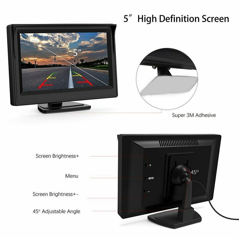 iPoster 5 Inch HD TFT LCD Screen Monitor For Car