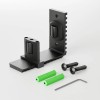 CCJH Upgraded Adjustable Floor Guide Suitable for Sliding Barn Doors,Black