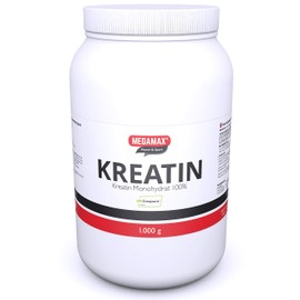 Creapure® Creatine Monohydrate 100% Mega Max Powder 1 kg | Creapure® Creatine - Pure - Highest Dosage - Ultra Fine Creatine for Increasing Strength Energy | Endurance Performance Bodybuilders Athletes