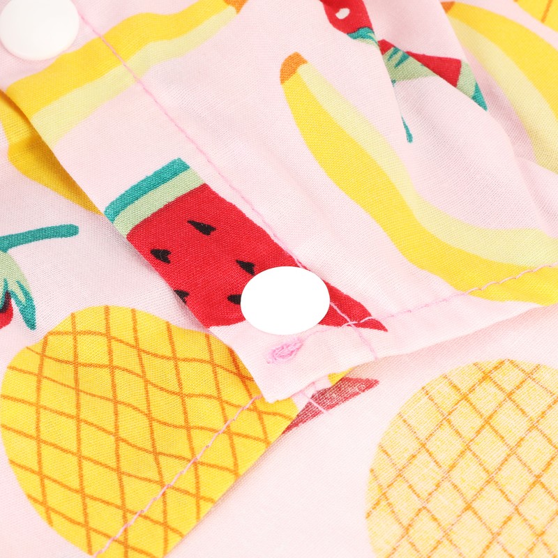 Dog Fruit Print Shirt Breathable Cool Fashionable Cute Pet Clothes