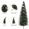 Evemodel Model Cedar Trees with Snow (4.96Inch(126mm)-10PCS) Snow Covered Pine
