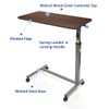 Invacare Hospital Style Overbed Table with Auto-Touch Adjustable Height and