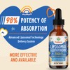 Prunucis 2000MG Liposomal Glutathione Liquid, 98% Absorption, Active Form L-Glutathione