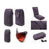 DFV Mobile Multi Functional Vertical Stripes Nylon Pouch Bag Case