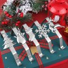 URATOT Pack of 5 Christmas Stocking Holders Mantel Hooks Hanger