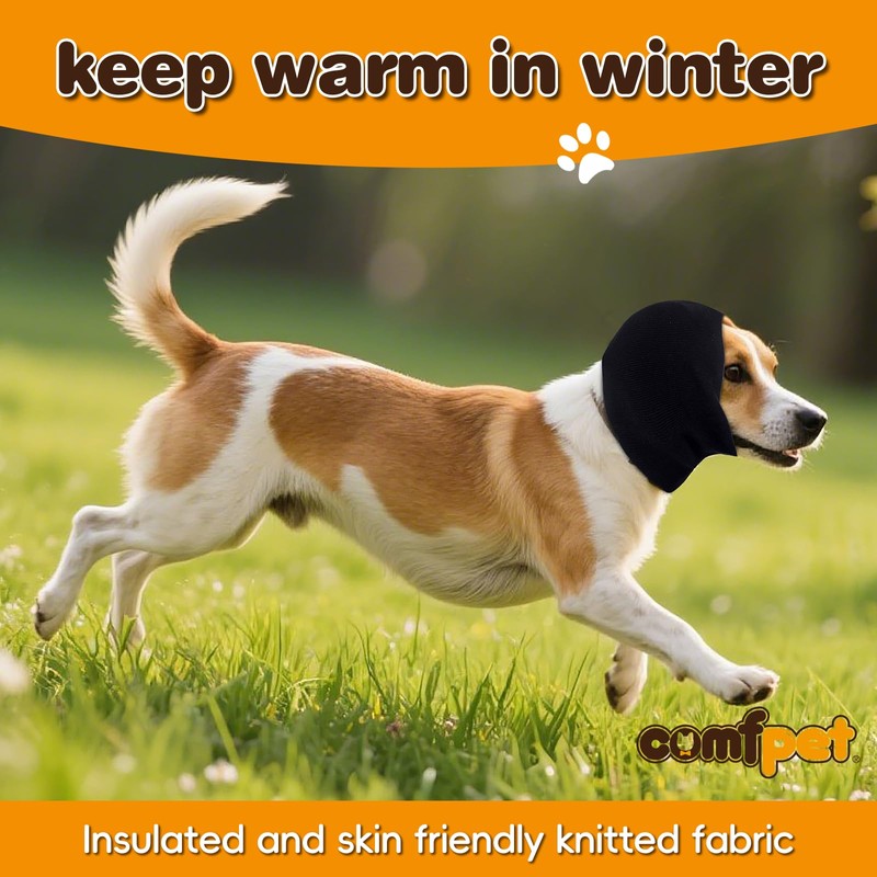 COMFPET Ear Wraps for Dogs Cats, Dog Snood for Ear