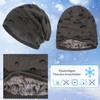 Compagno Women's Winter Hat with Sequins Warm Lined Beanie Knitted