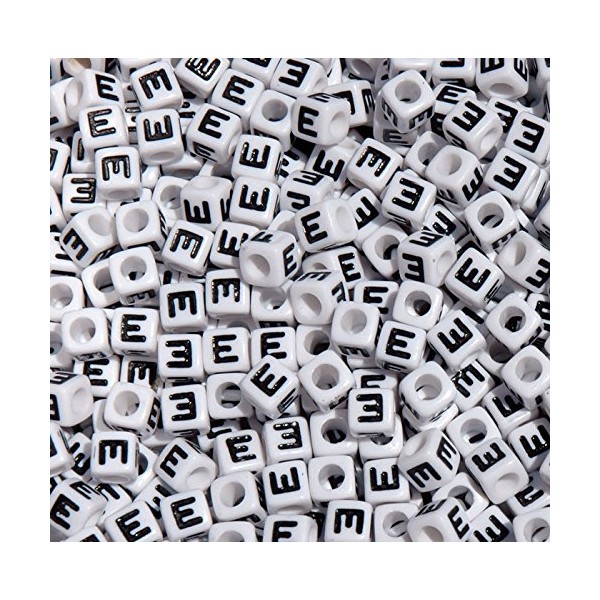 JOLLY STORE Crafts - Cube Alphabet Beads, Easy-to-Use Reusable Beads