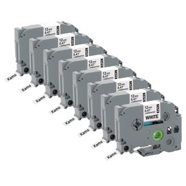Compatible with Brother P-touch PT-E100 PT-E110 PT-H100 PT-H100R PT-H101 (8x White)