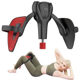 LUPATDY Thigh Trainer, Pelvic Floor Training Device, Pelvic Floor Trainer for Men and Women, Men, 0-50 kg, Adjustable Resistance, Inner Thigh Trainer with Leg Straps and Counter
