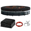 27.8FT Round Leaf Net Cover for 24FT Above Ground Pools
