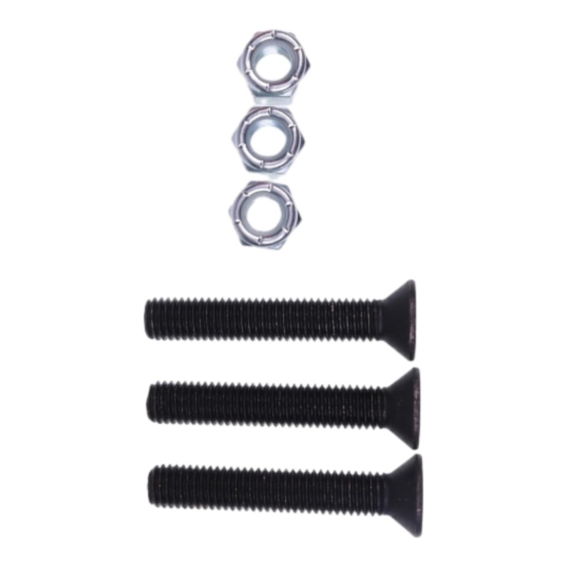 Chamixx 3X 1/2 x 3'' Chipper Knife Blade Bolts with