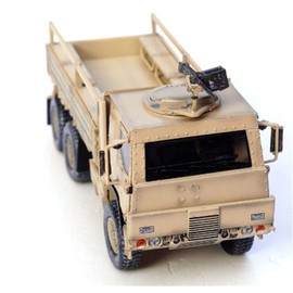 for Panzerkampf US FMTV M1083 Tactical Truck Armored Cab Sand 1:72 ABS Tank Pre-built Model