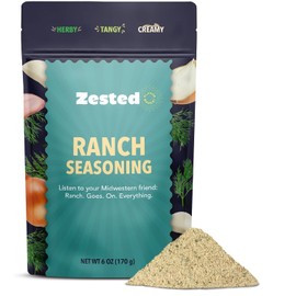Zested - Ranch Seasoning - Spice Blend Based On Your Favorite Dressing - Gluten Free and Nut Free - Goes Great On Snacks, Appetizers, Dips, and Spreads - 6 OZ