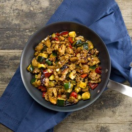 ICON Carbon Steel Skillet - Pre-Seasoned - All-Natural Surface - Oven Safe - Induction Safe (8 in)