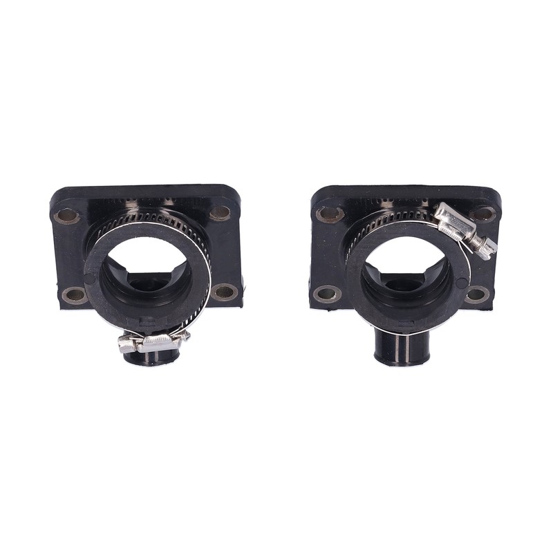 Pair of Carburetor Intake Manifold Boots Rubber Holder Replacement for