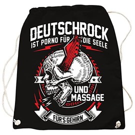 Spaß Kostet Rucksack Festival Gym Bag Deutschrock FCK YOU ALL Music Merch Bag, black