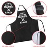 Rosoz Funny BBQ Black Adjustable Kitchen Cooking Chef Aprons for